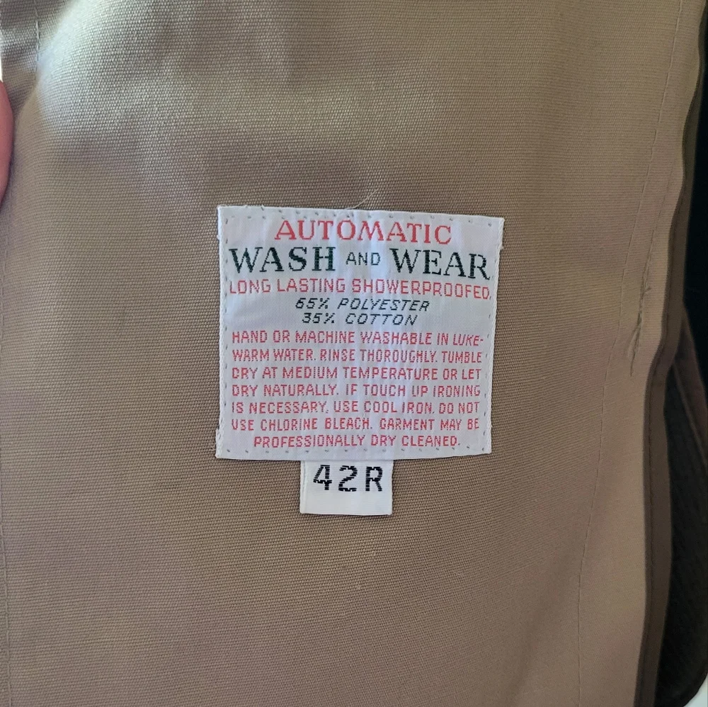 Gleneagle's Mens Trenchcoat size 42 - Picture 3 of 4